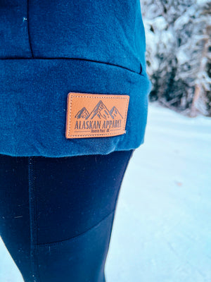 Fireweed Side Zip Toggle Hoodie (Midnight Blue)