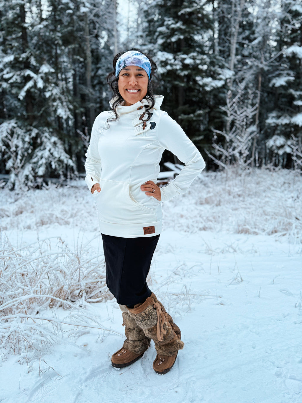 Fireweed Toggle Hoodie (Snowstorm)