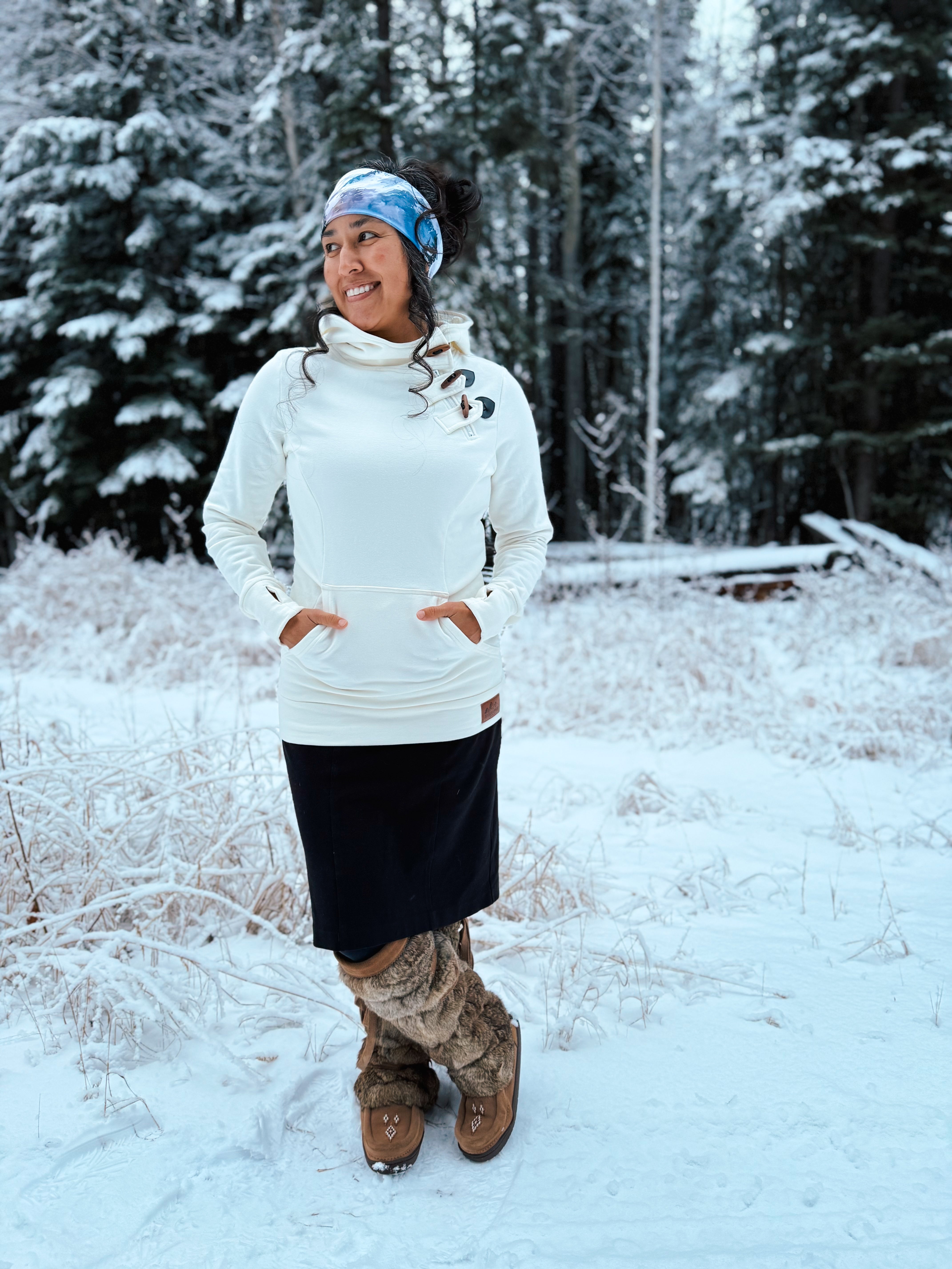 Fireweed Toggle Hoodie (Snowstorm)