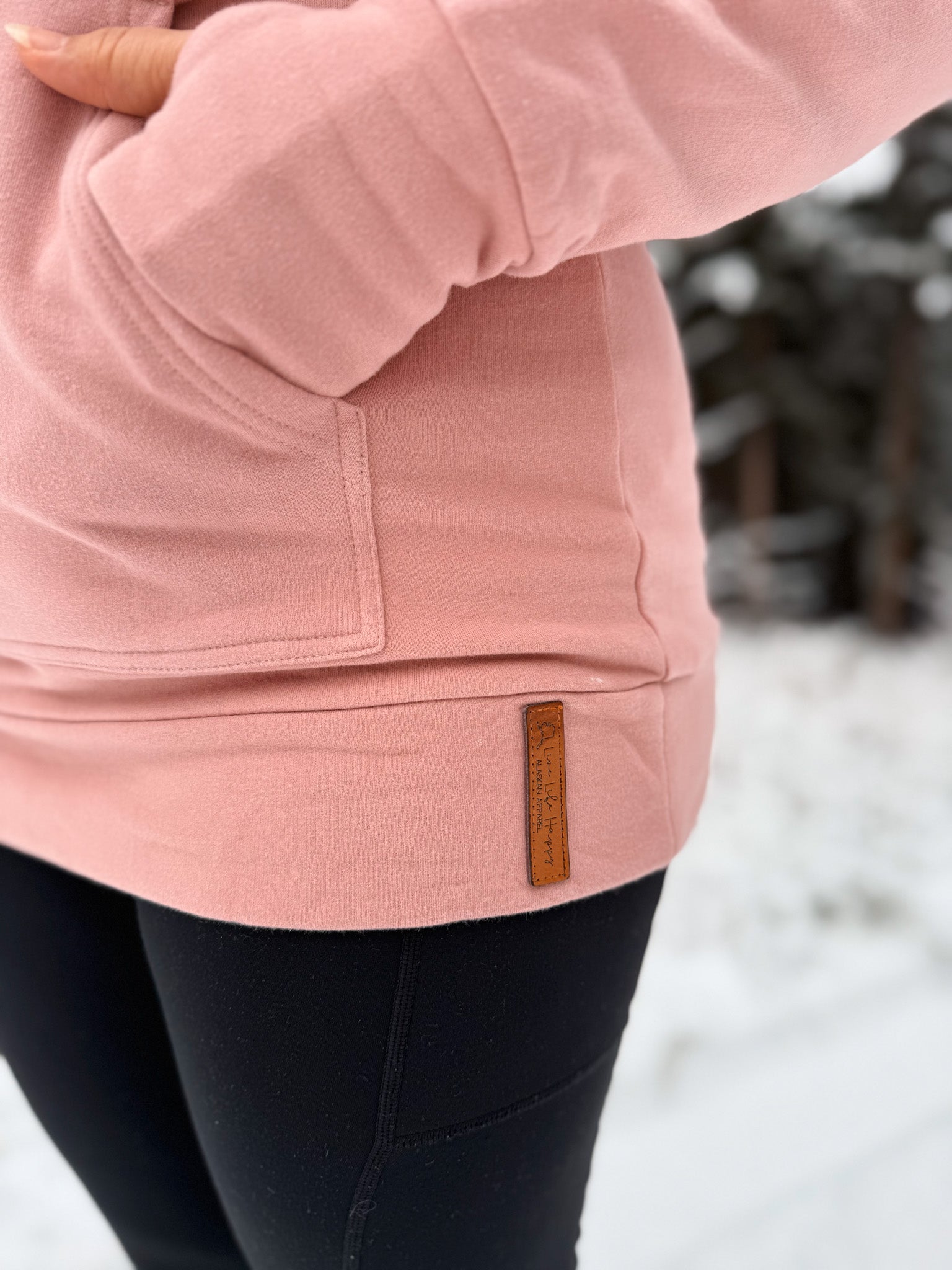 AK Apparel Cowl Neck Hoodie