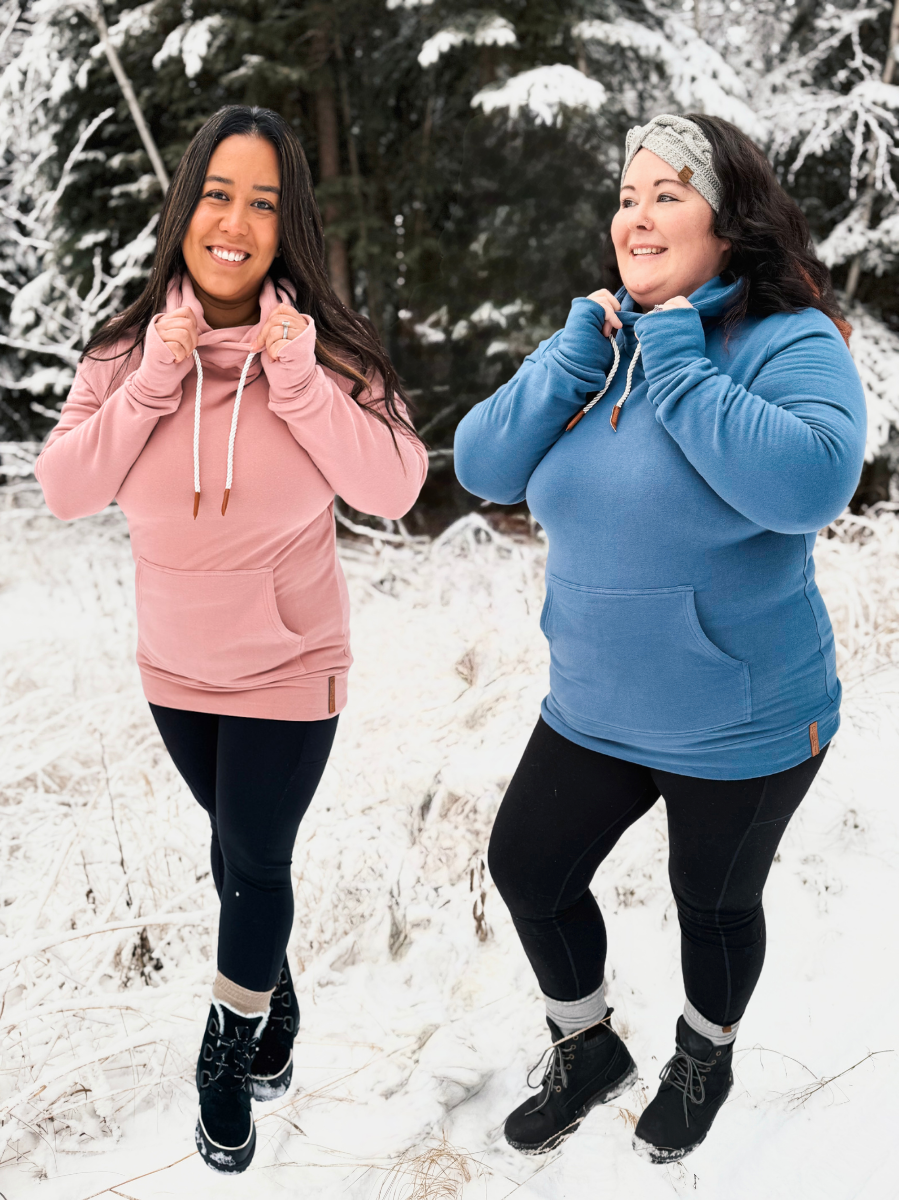 AK Apparel Cowl Neck Hoodie