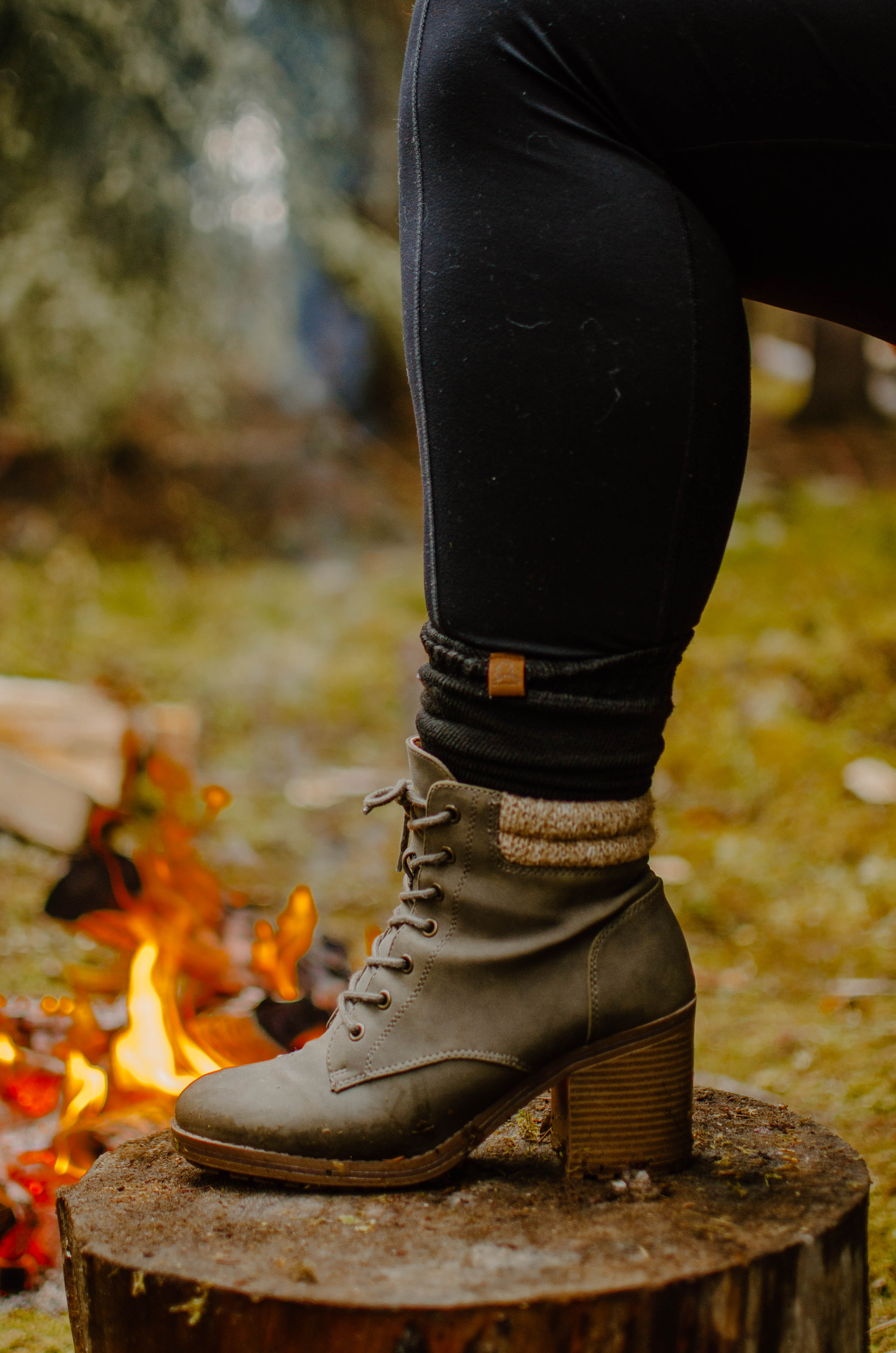 knee high socks with combat boots