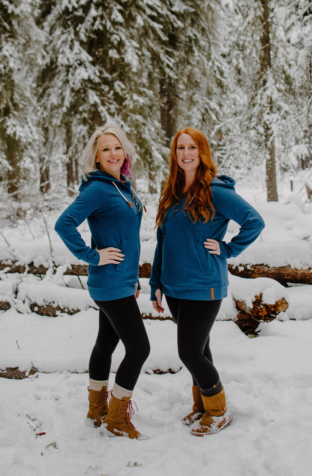 Shawl Collar Toggle Hoodie