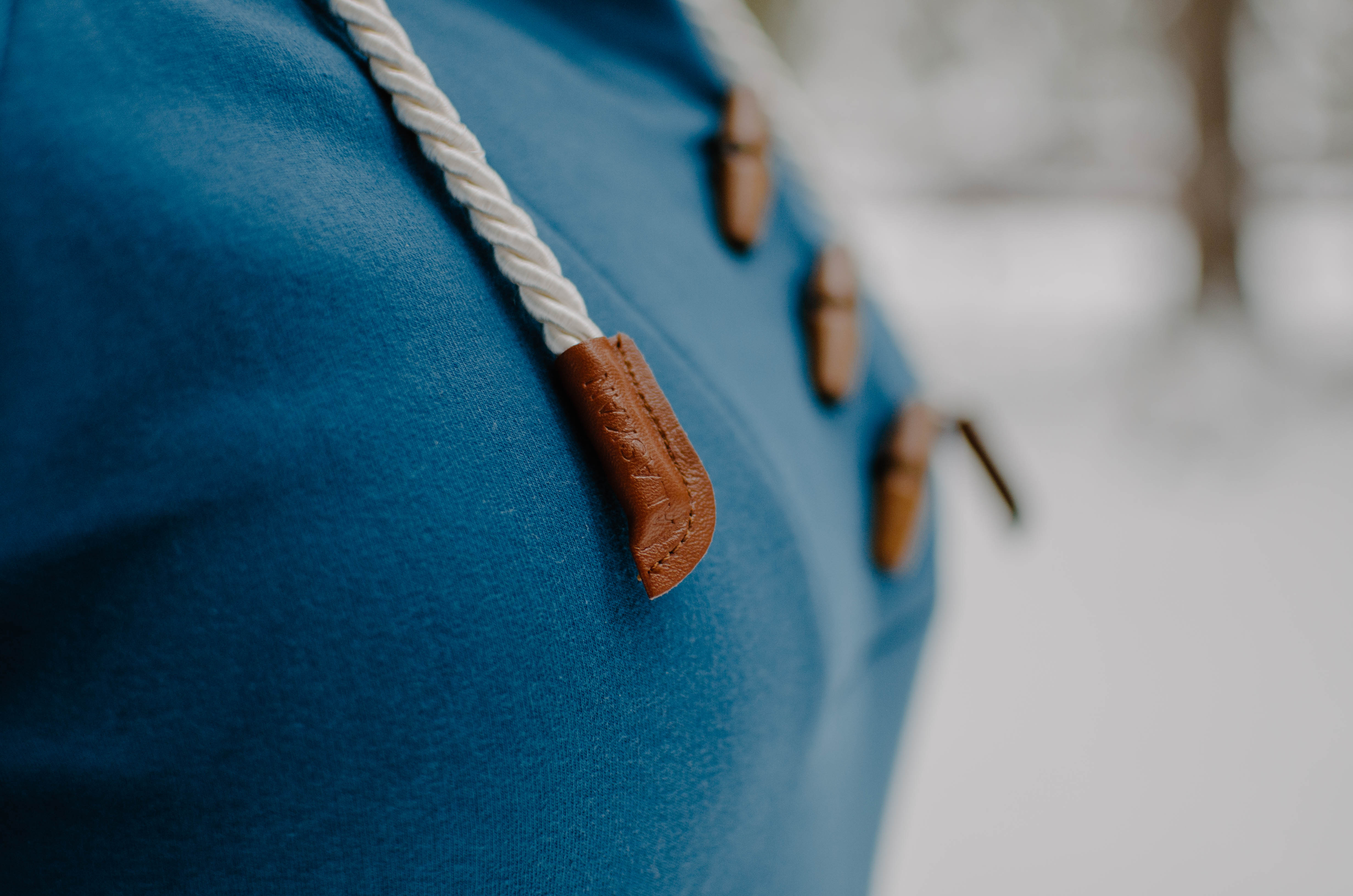 Shawl Collar Toggle Hoodie