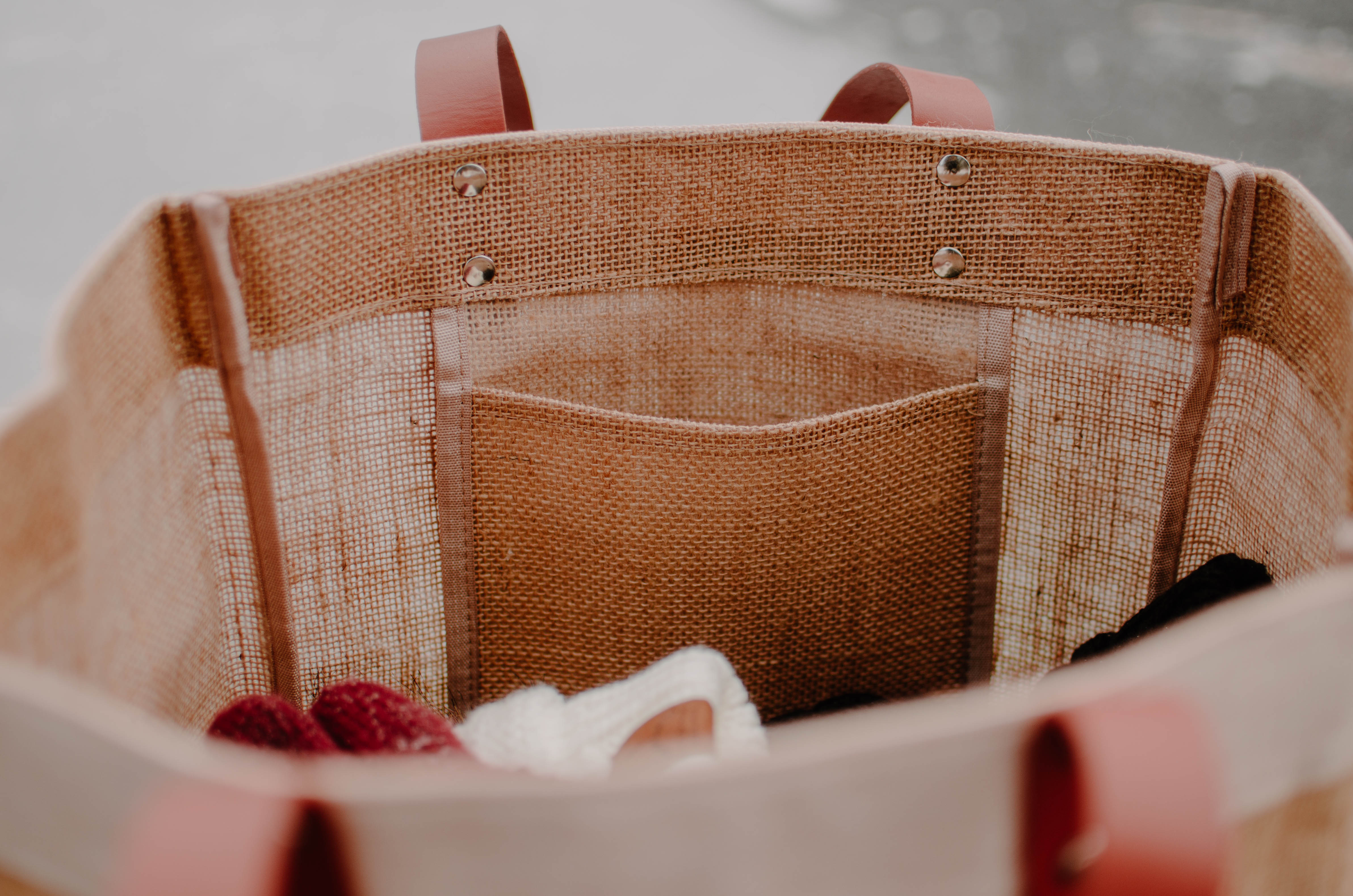 North Pole Jute Tote
