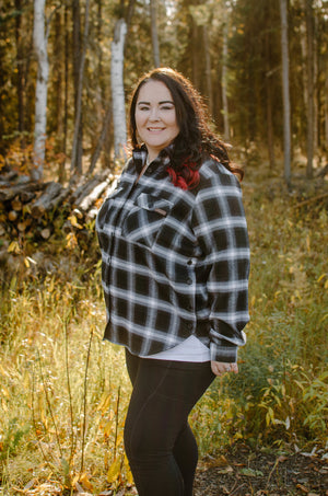 Side Button Flannel